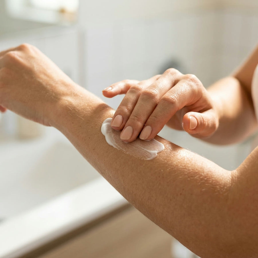 El masaje circular sobre la piel