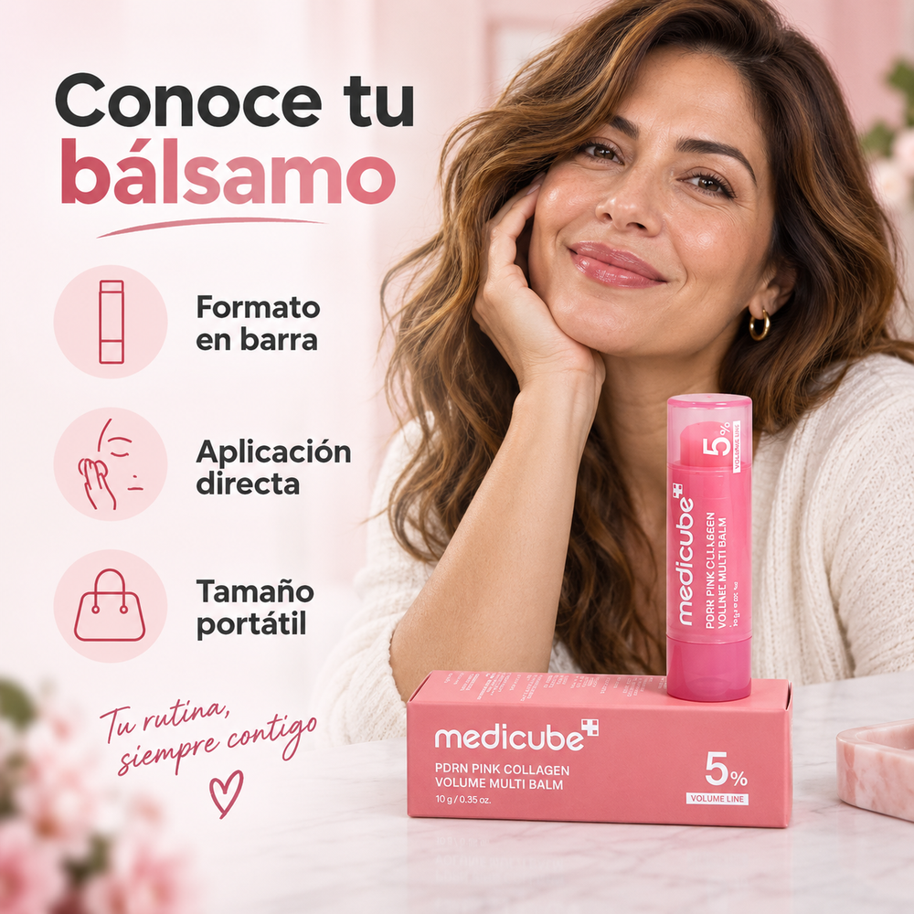 El bálsamo Medicube PDRN Pink Collagen con sus características