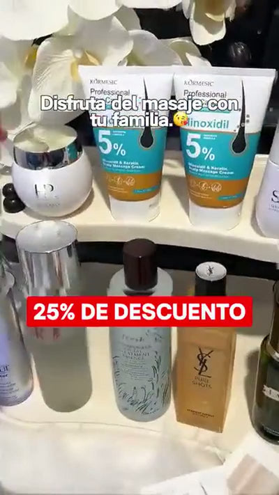 Usuaria mostrando la crema Professional Hair (7 de 12)